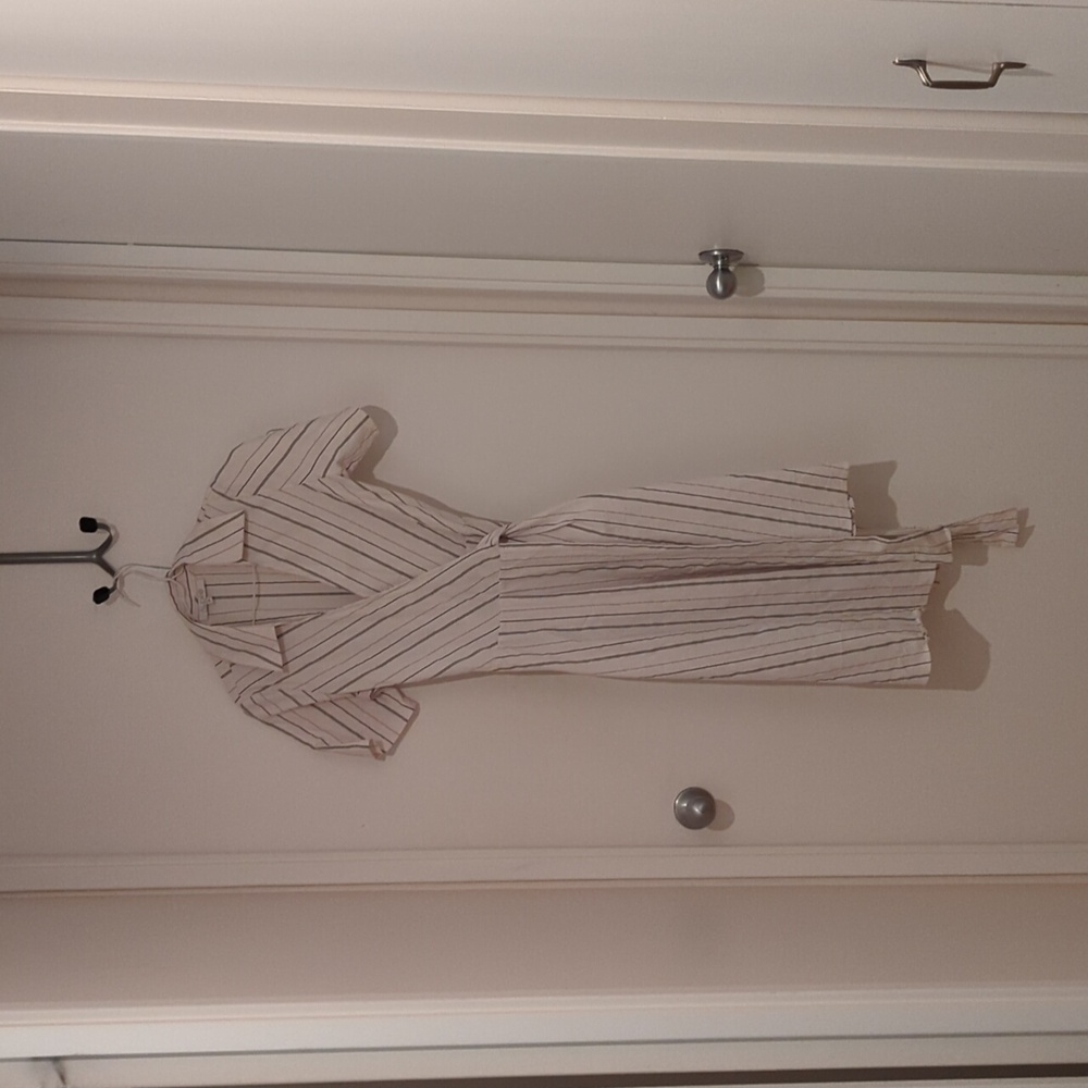 Stripped Wrap Dress Size Small